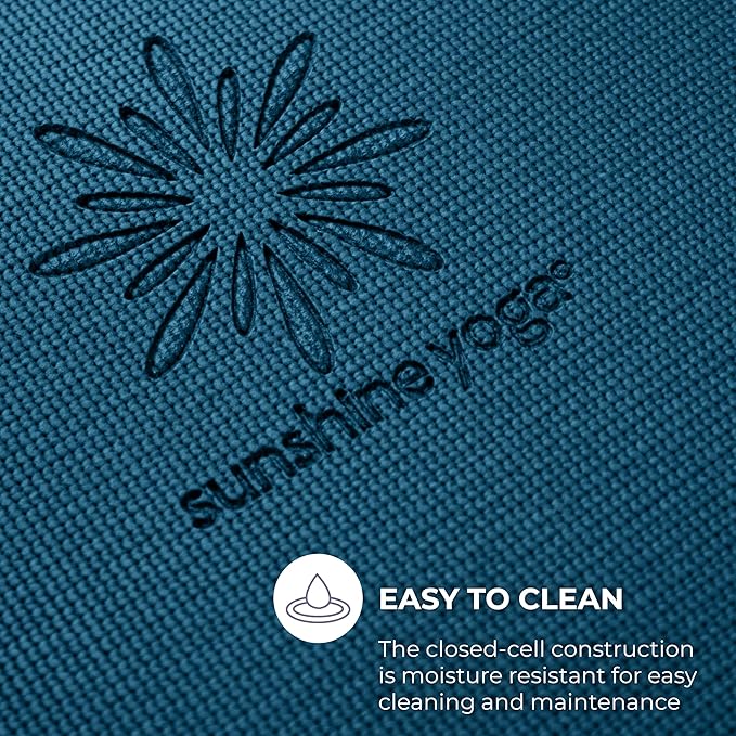 Sunshine Yoga Voyage Yoga Mat, 10 Pack, 72" x 24" Professional Studio and Gym Bulk Yoga Mats, 5mm Thick, Durable, Anti-Tear, Non Slip Fitness and Exercise Mats
