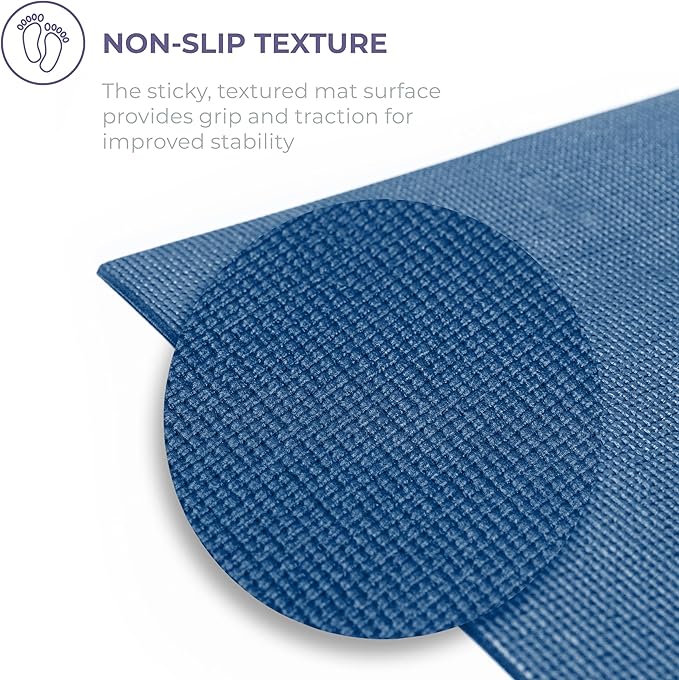 Sunshine Yoga Voyage Yoga Mat, 10 Pack, 72" x 24" Professional Studio and Gym Bulk Yoga Mats, 5mm Thick, Durable, Anti-Tear, Non Slip Fitness and Exercise Mats