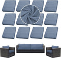 Outdoor Cushion Covers Set, Replacement by SUKAIKEQA