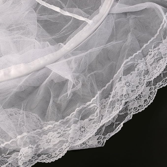 STOBOK Mosquito Net for Bed, Bed Canopy for Girls King Canopy Bed Curtains Elegant Dome Bed Netting Infant Mosquito Net Crib Bed Canopy Breathable See Through Mosquito Netting (White)